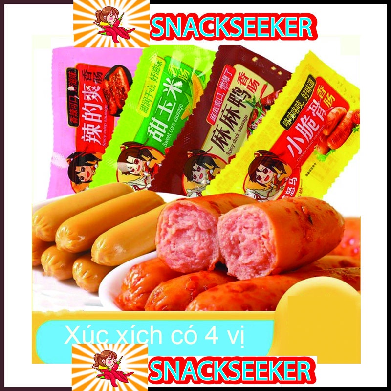 Xúc xích Ngô ăn liền Đài Loan-bữa sáng tiện lợi cho cả nhà🌭🌭🌭 - 1 gói 25g - SNACK SEEKER_ĐỒ ĂN VẶT NGON NGON