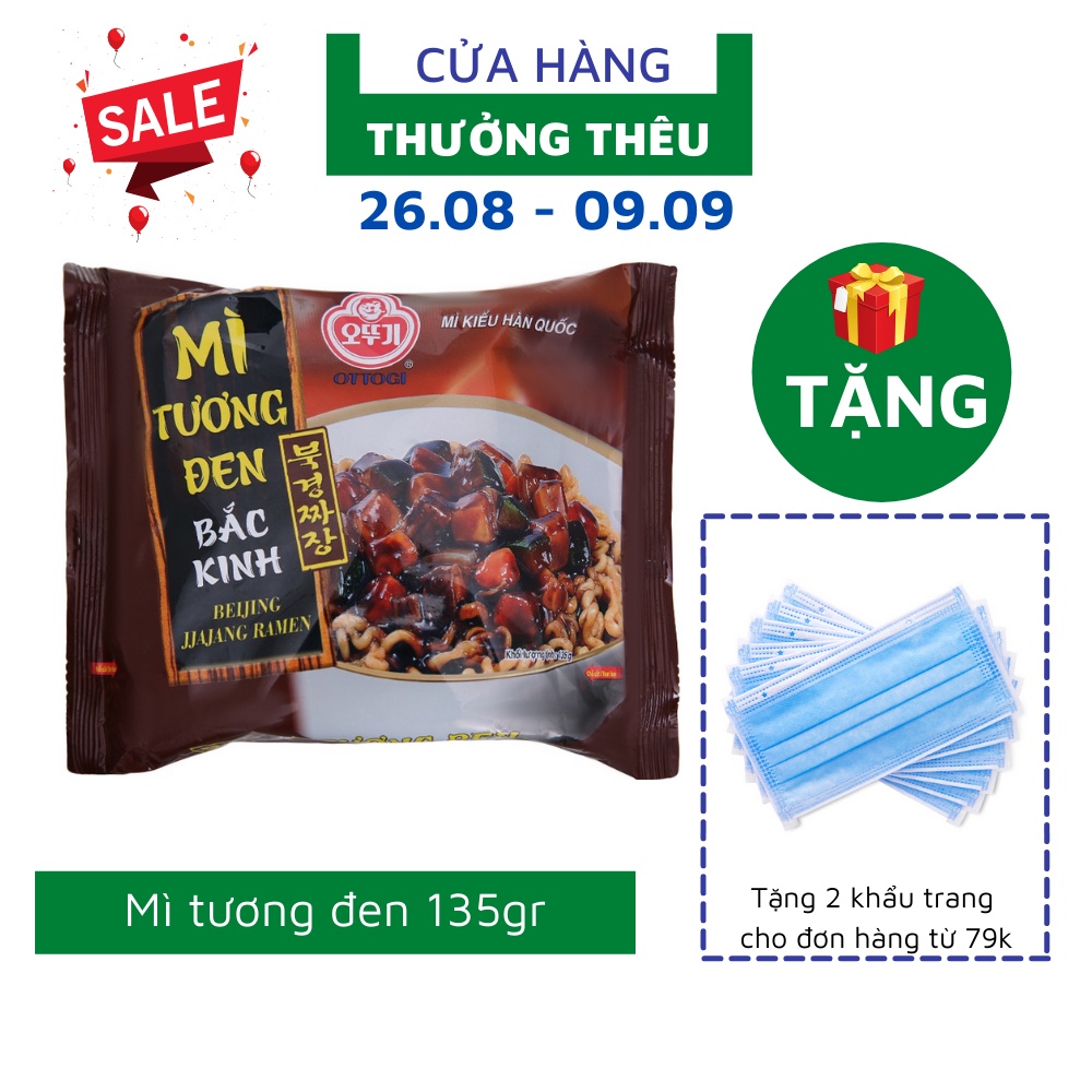 Mì Ottogi tương đen Bắc Kinh gói 135g