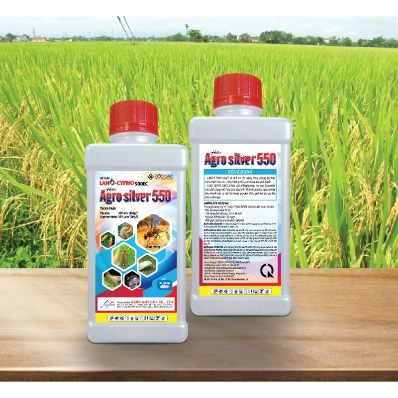 Chế phẩm diệt côn trùng chích hút,  ruồi vàng , sâu , xô đuổi chuột LANO CYPHO 500EC xông hơi cực mạnh chai  450ml