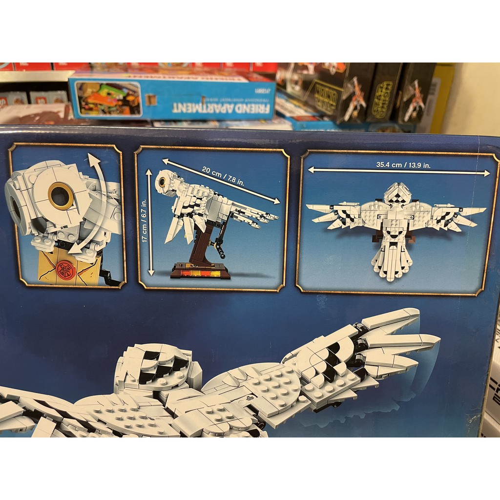 Đồ chơi xếp hình nonlego 75979 13039 88008 Cú Hedwig của Harry Potter