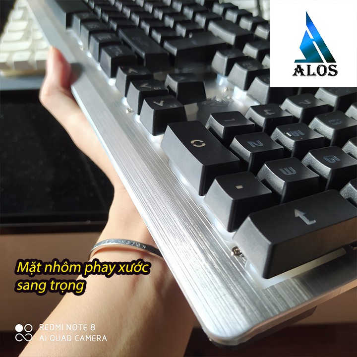 [BP01] Bàn phím máy tính giả cơ gaming của Nga LED đổi màu cho game thủ ALOS | BigBuy360 - bigbuy360.vn