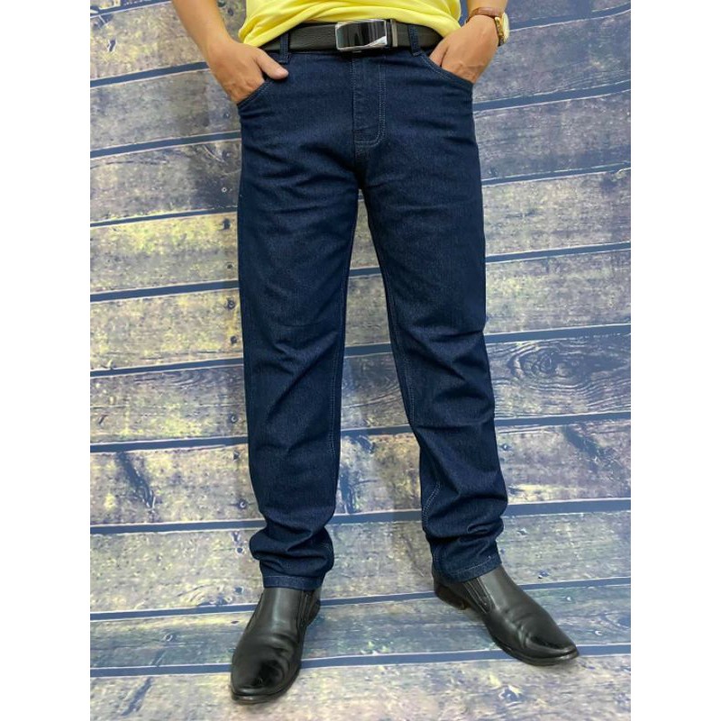 Quần jeans Nam ống suông vải cao cấp không phai màu quân giữ form ,đủ size đặc biệt có size cho người trên 100kg