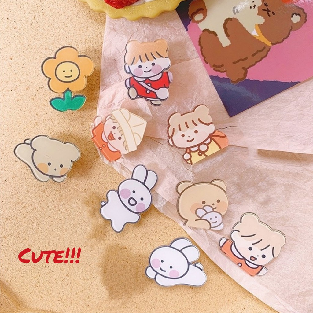 Ghim cài hoạt hình cute