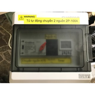 (ATS) Tủ ATS tự động chuyển nguồn không gián đoạn 2P-100A [Nguyên hộp]