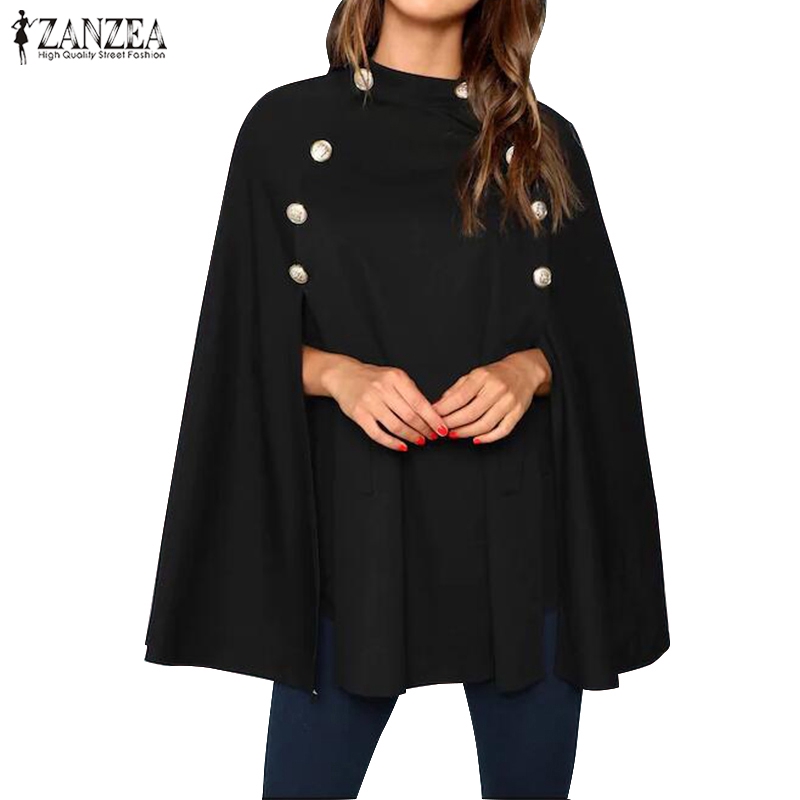 Áo Khoác Cánh Dơi ZANZEA Dành Cho Nữ Dáng Rộng