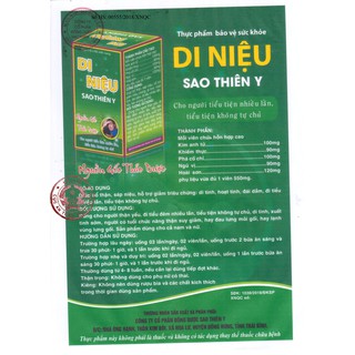 Di niệu Sao Thiên Y (lọ)
