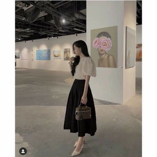 Chân váy xếp ly cạp to TK