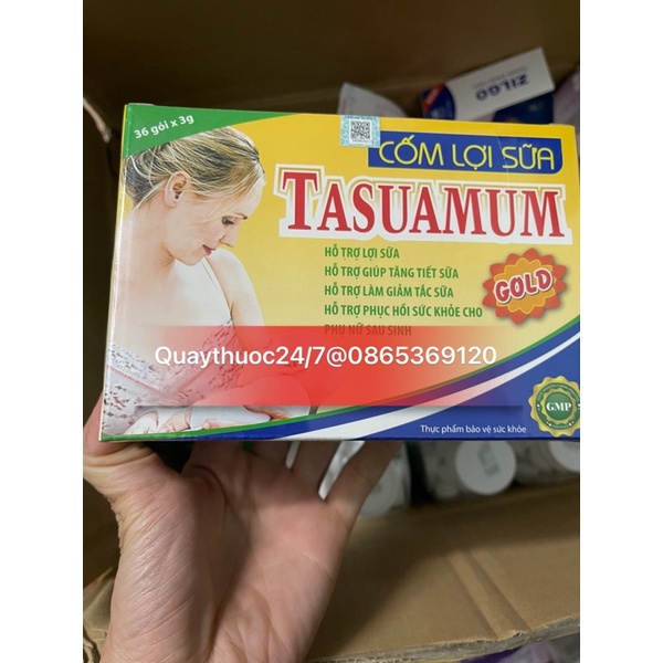 CỐM LỢI SỮA TASUAMUM GOLD (36 gói)