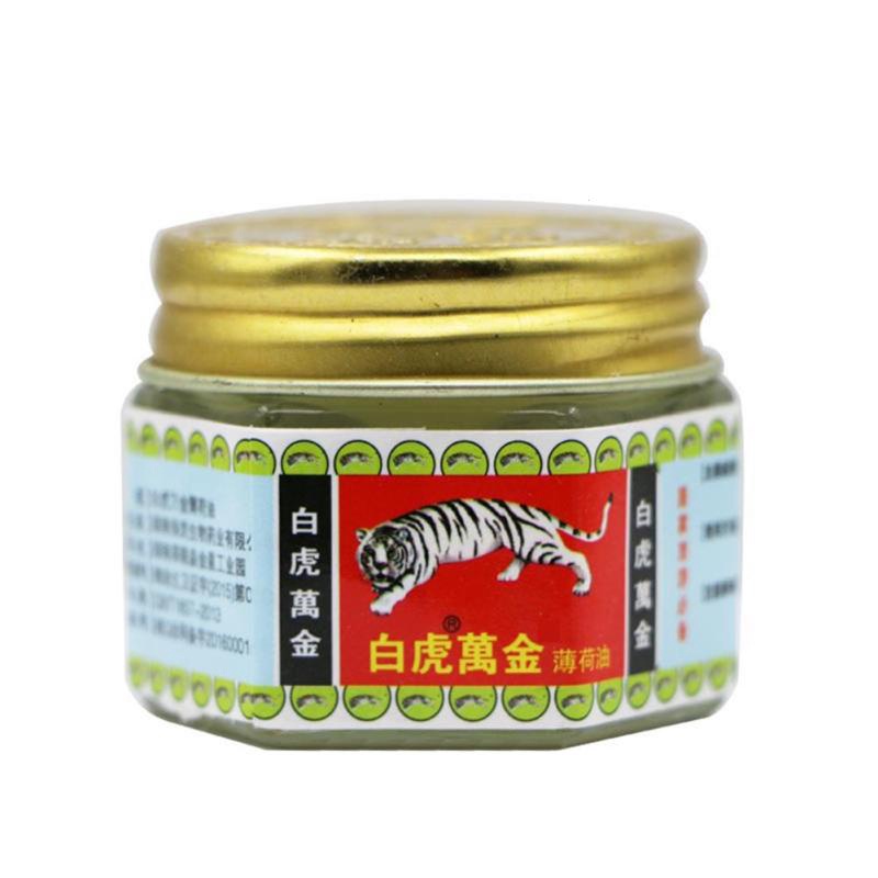 15g White Tiger Balm Viêm khớp Đau khớp Massage toàn thân Miếng dán giảm đau Thuốc mỡ bôi trơn Nhức đầu Dầu dưỡng da balsamo