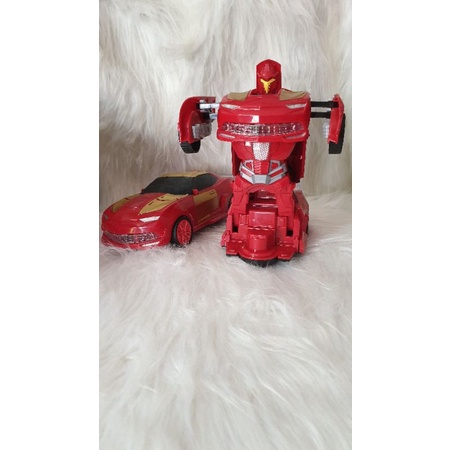 Đồ Chơi Oto Biến Hình Robot, Siêu Nhân Có Đèn Nhạc Cho Bé Trai
