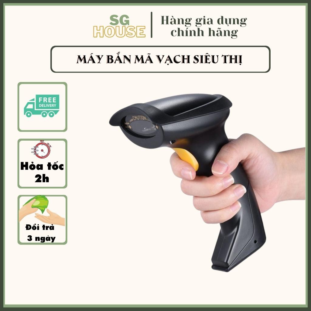 Máy Bắn Mã Vạch Không Dây Cao Cấp Cực Nhanh Quét Mã Vạch Hàng Hóa Công Nghệ Laser Tiên Tiến Nhanh Chóng