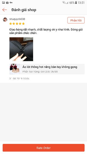 Áo lót su thông hơi nâng bàn tay không gọng