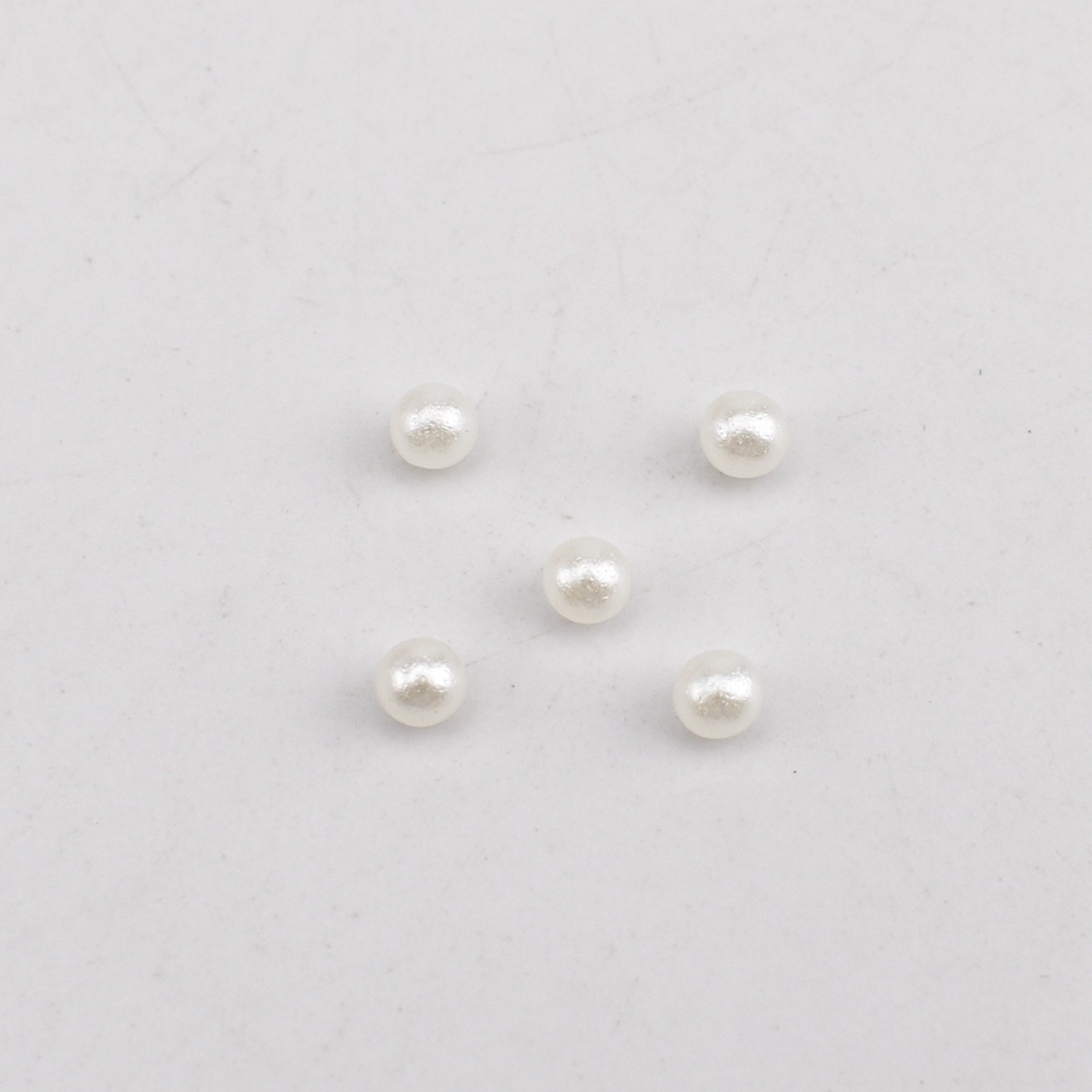 Set 200-2000 Hạt Ngọc Trai Tròn Không Lỗ 1.5-3mm Làm Trang Sức Thủ Công