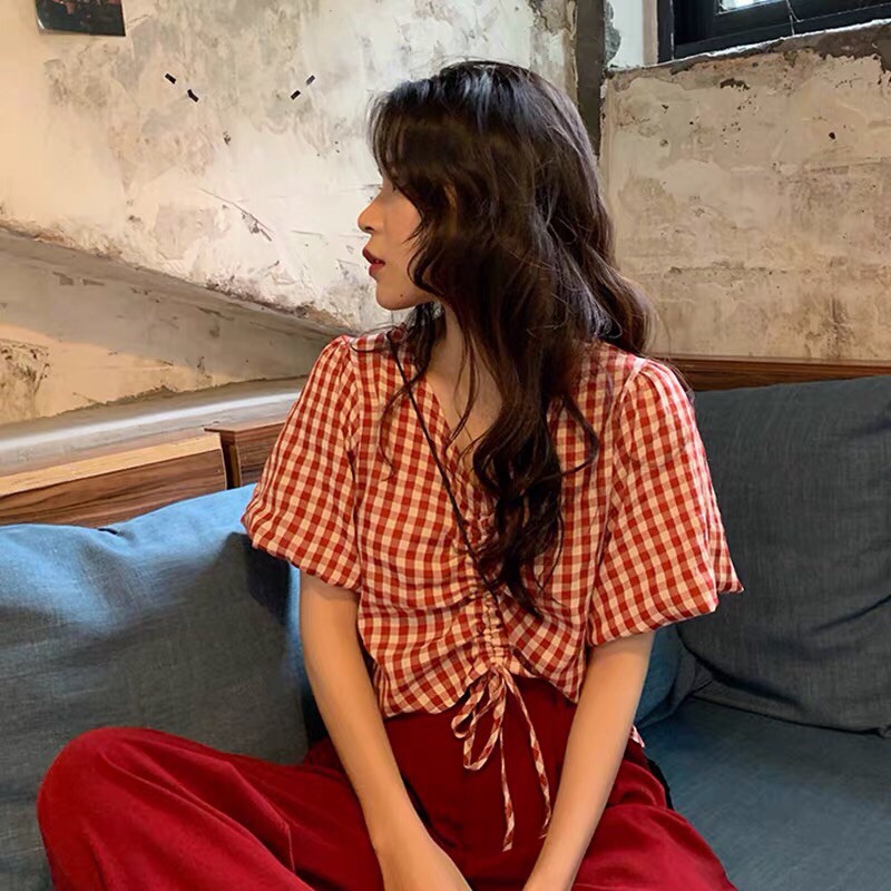 [FREESHIP-MẪU HOT 2020] Áo bánh bèo croptop kiểu nữ tiểu thư đẹp tay ngắn cổ tim sang chảnh thời trang 2020 | BigBuy360 - bigbuy360.vn