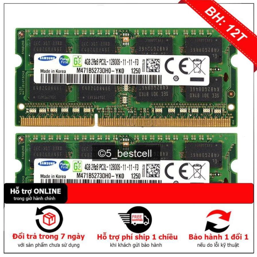 Ram laptop 4GB PC3L / DDR3L Bus 1600 ( 12800 )