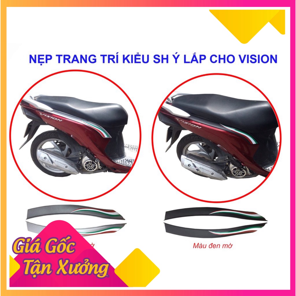 NẸP SƯỜN VISION PHONG CÁCH SH Ý  (Ảnh Sp thật)