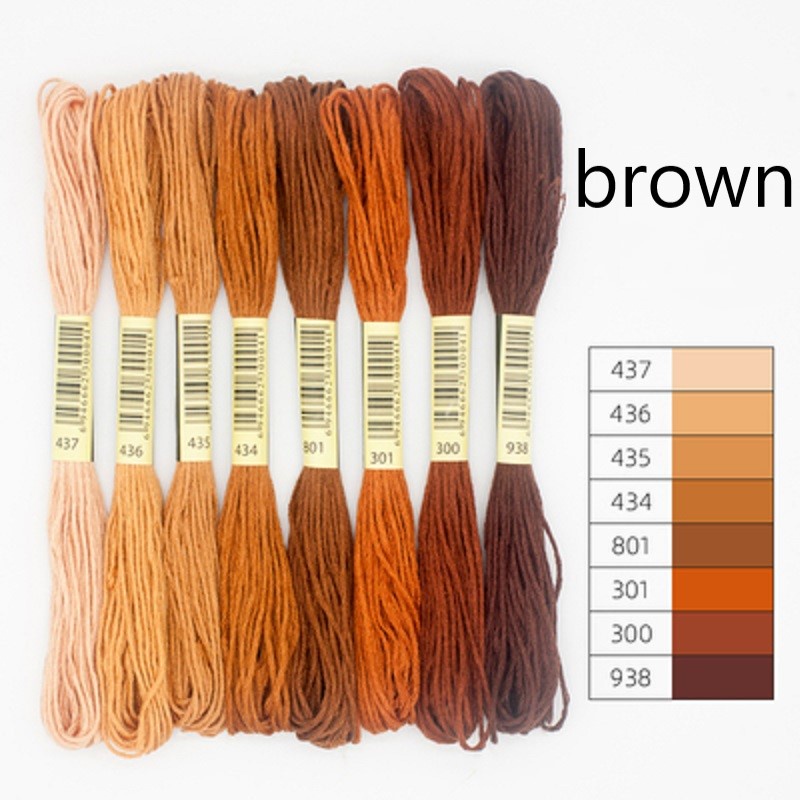 Bộ Tranh Thêu Chữ Thập 8 Màu 8M Tự Làm