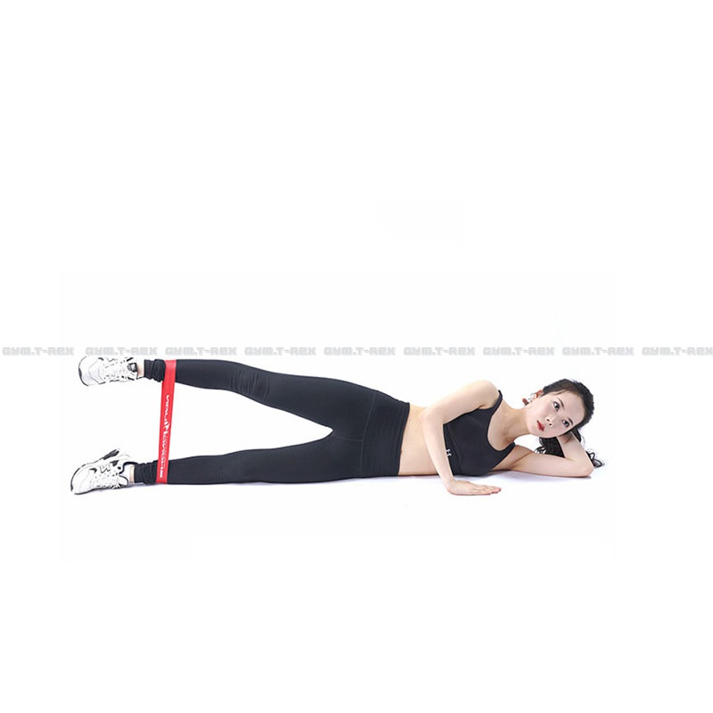 Bộ 6 dây kháng lực miniband REDCORE SP090, Dây cao su tập chân mông yoga - Gym Trex