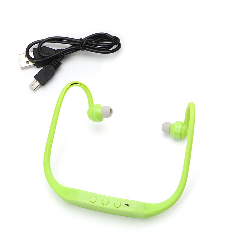 Tai Nghe MP3 Dạng Móc Vành Tai Hỗ Trợ Thẻ Nhớ TF 32GB