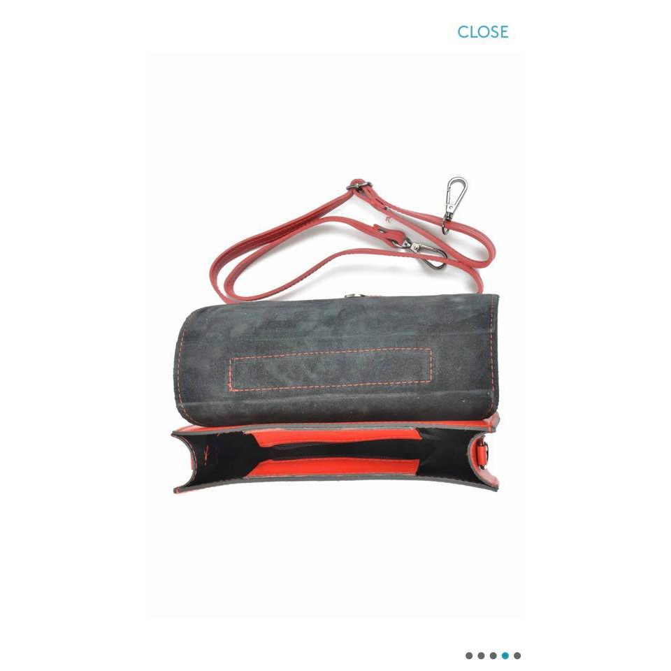 Made in Italy - Túi da thật, size 15x23x5, hàng nhập USA