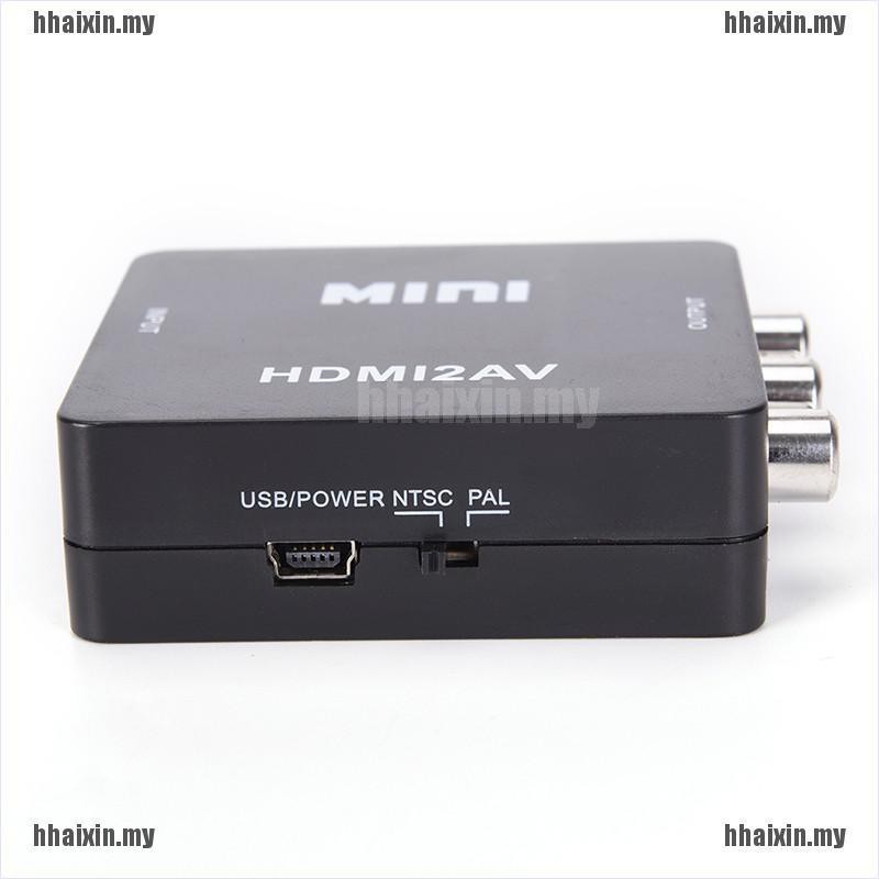 Bộ chuyển đổi HDMI HX sang RCA AV CVBA H1080P Mini HDMI2AV chuyên dụng