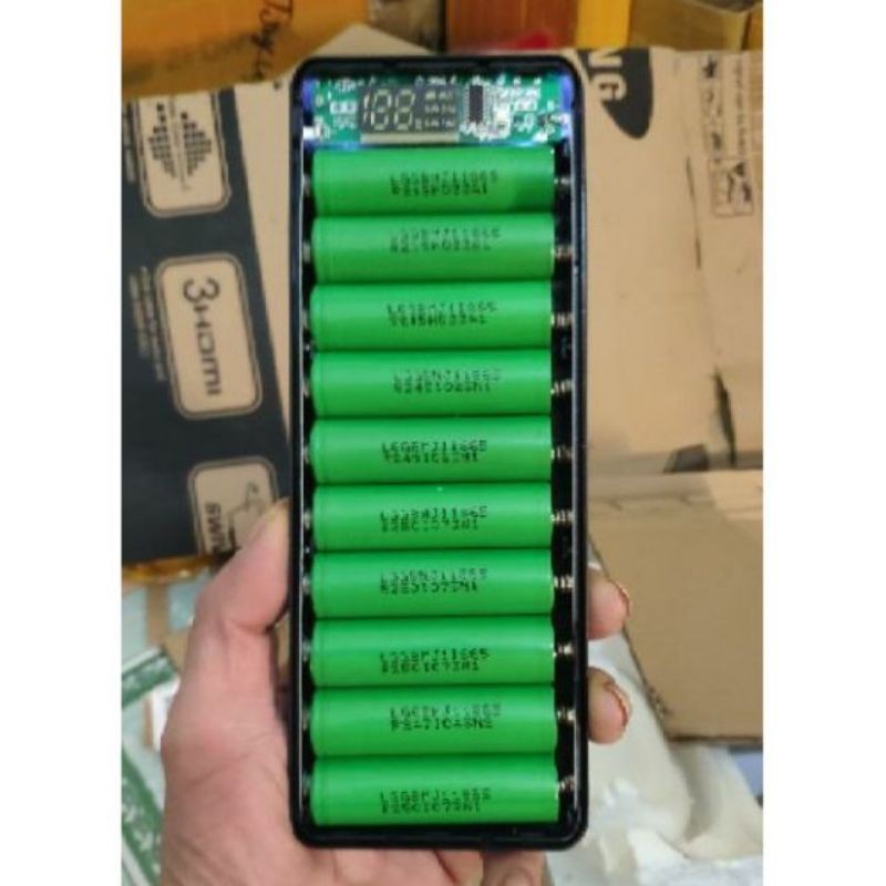 sạc dự phòng khủng 32.000mah pin japan nhật bãi( 2 chế độ sạc nhanh vs sạc thường )