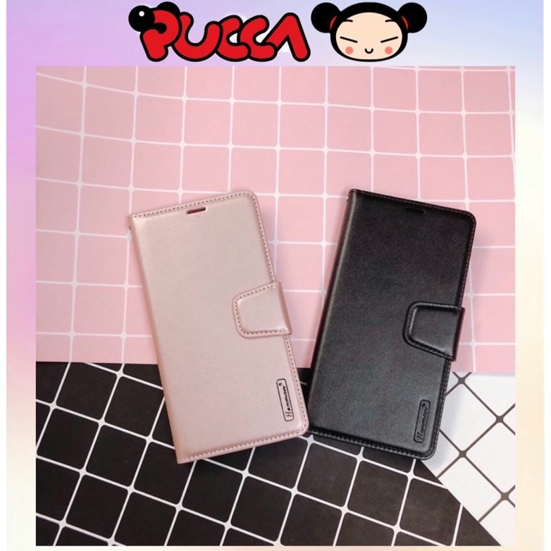 Bao Da Hanman Cho iPhone 12Mini Có Ngăn Đựng Card Sang Trọng