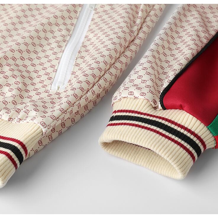 Áo Khoác Cotton Phối Dây Kéo Thêu Họa Tiết Thời Trang Cho Nam Nữ