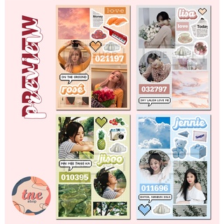 [HÀNG CÓ SẴN] Sticker Aesthetic BLACKPINK