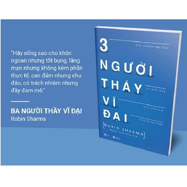 Sách - Ba Người Thầy Vĩ Đại Tặng Bookmark
