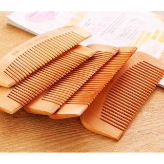 1 Lược Chải Tóc Bằng Gỗ Đào Siêu Bền