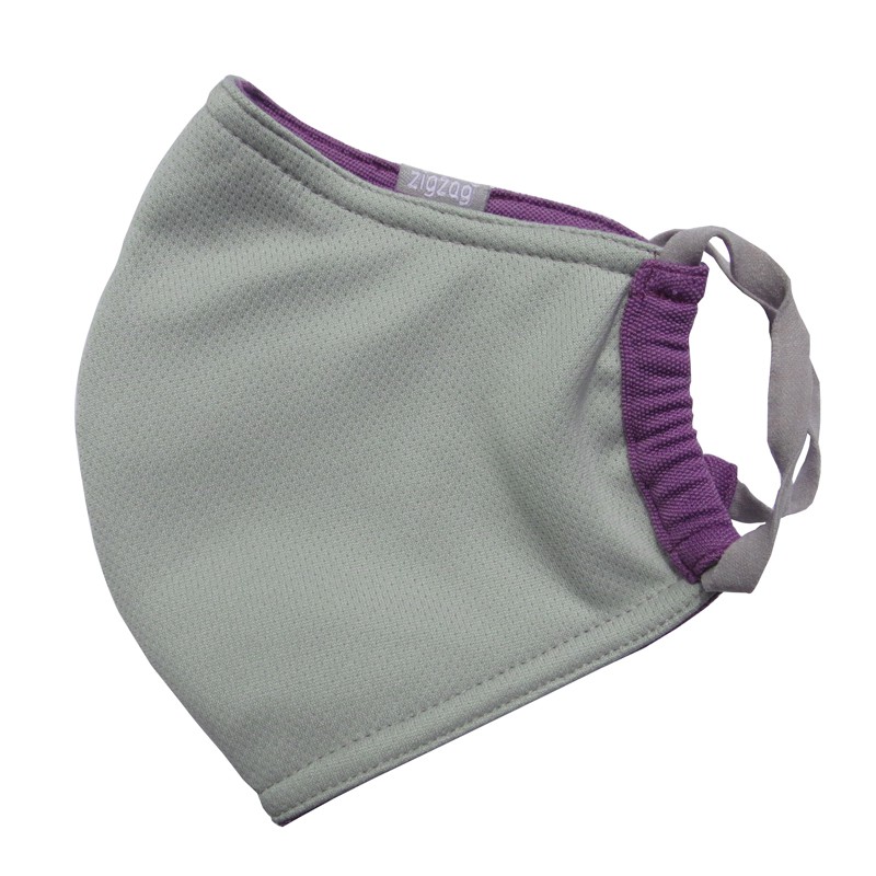 Khẩu trang nhỏ chống nắng UPF50+ zigzag MAS00119 (Purple) | BigBuy360 - bigbuy360.vn