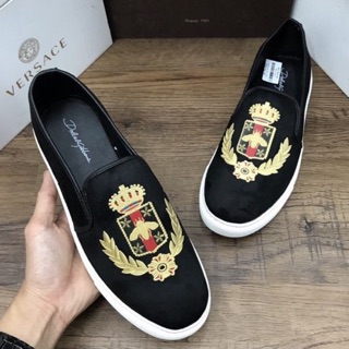 Giày Lười Nam bông lúa vàng