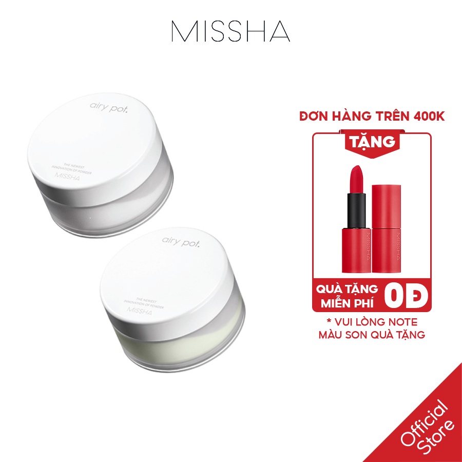 Phấn phủ MISSHA Airy Pot Pressed Powder 9g