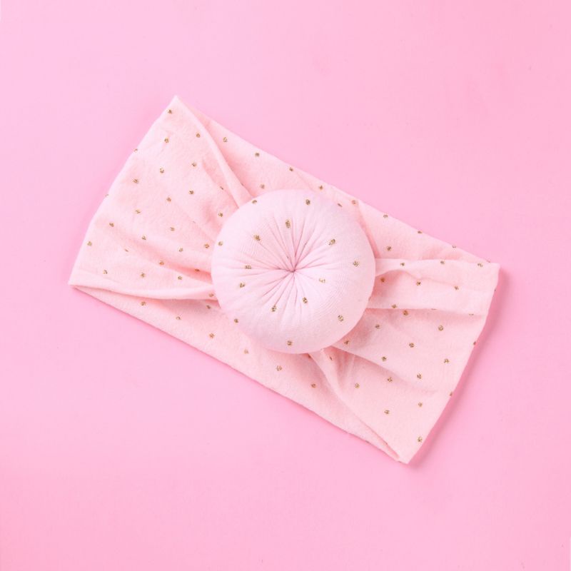 Haha Băng Đô Thắt Nút Bằng Nylon Siêu Mềm Cho Bé Gái