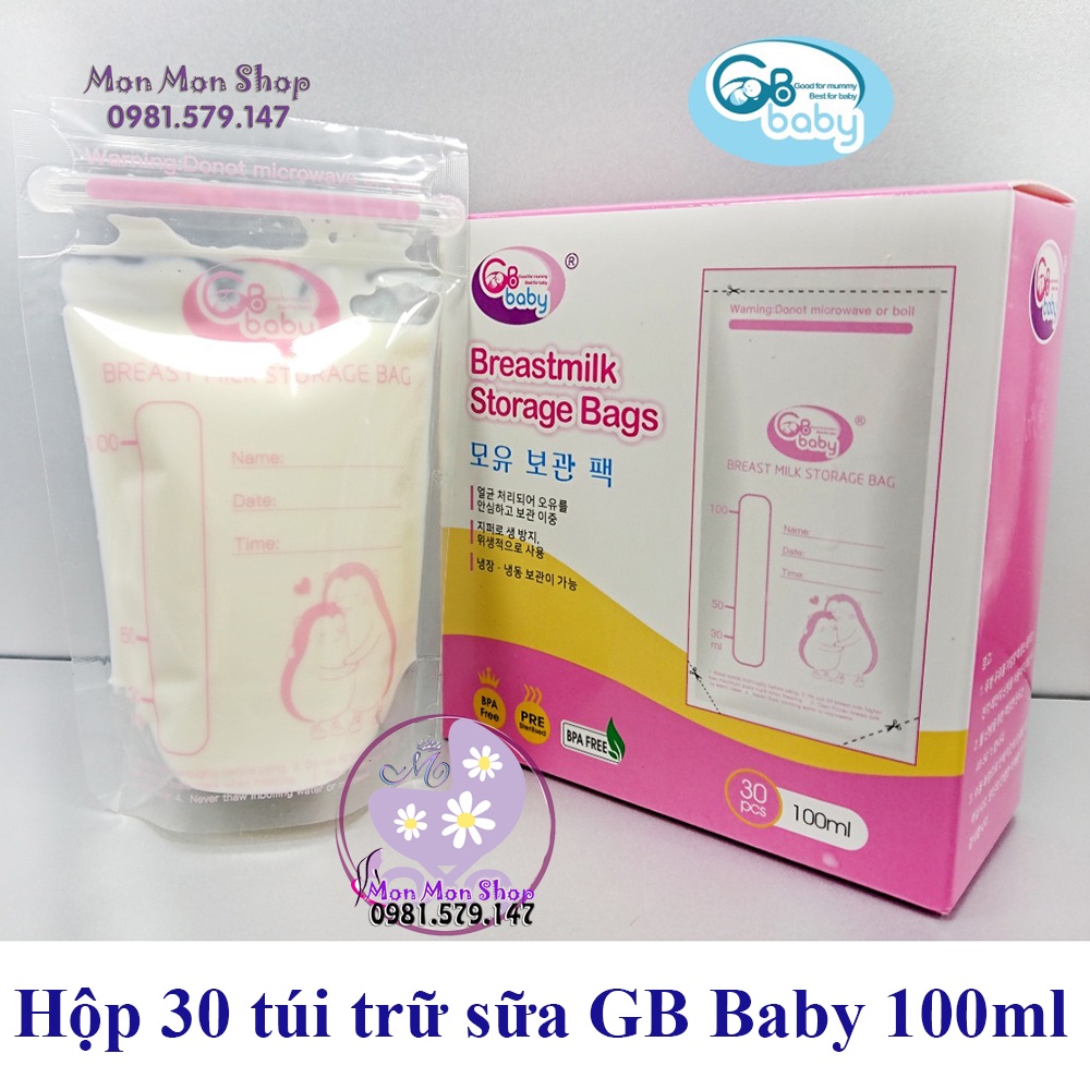 Túi trữ sữa GB baby 100ml
