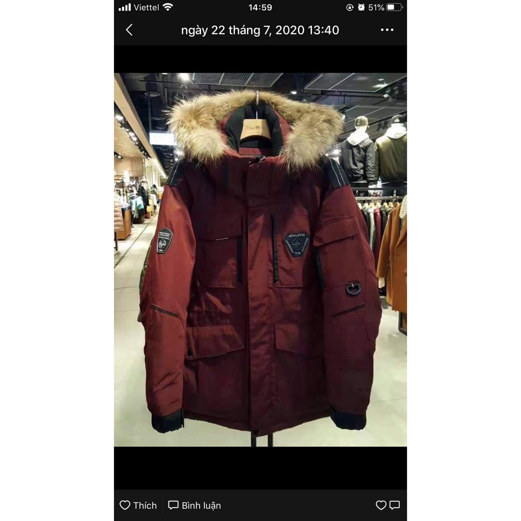 Áo phao RUNNING MAN - Hàng HONGKONG chất đẹp bao ấm