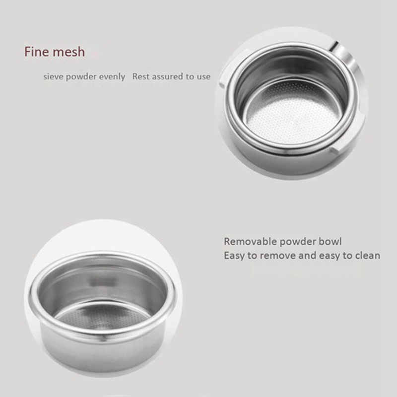 Dụng cụ rây lọc có tay cầm cho máy pha cà phê bằng thép không gỉ 58mm chuyên dụng chất lượng cao