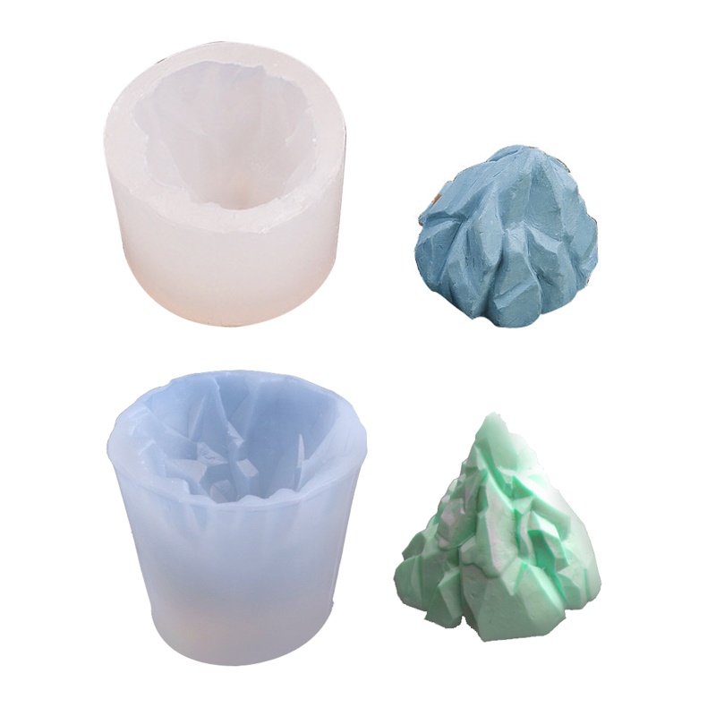 Sa Khuôn Silicon Làm Đá Hình Ngọn Núi 3D