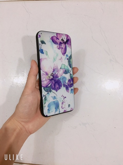 Ốp Hoa Tím Sam sung J4+,J4 Plus, J4 Core