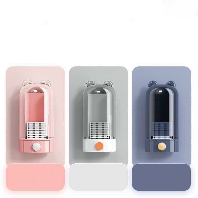 Hộp Đựng Bông Tẩy Trang Gắn Tường Chống Thấm Nước, Máy Rút Bông Tẩy Trang Tự Động - TẶNG BÔNG TẨY TRANG