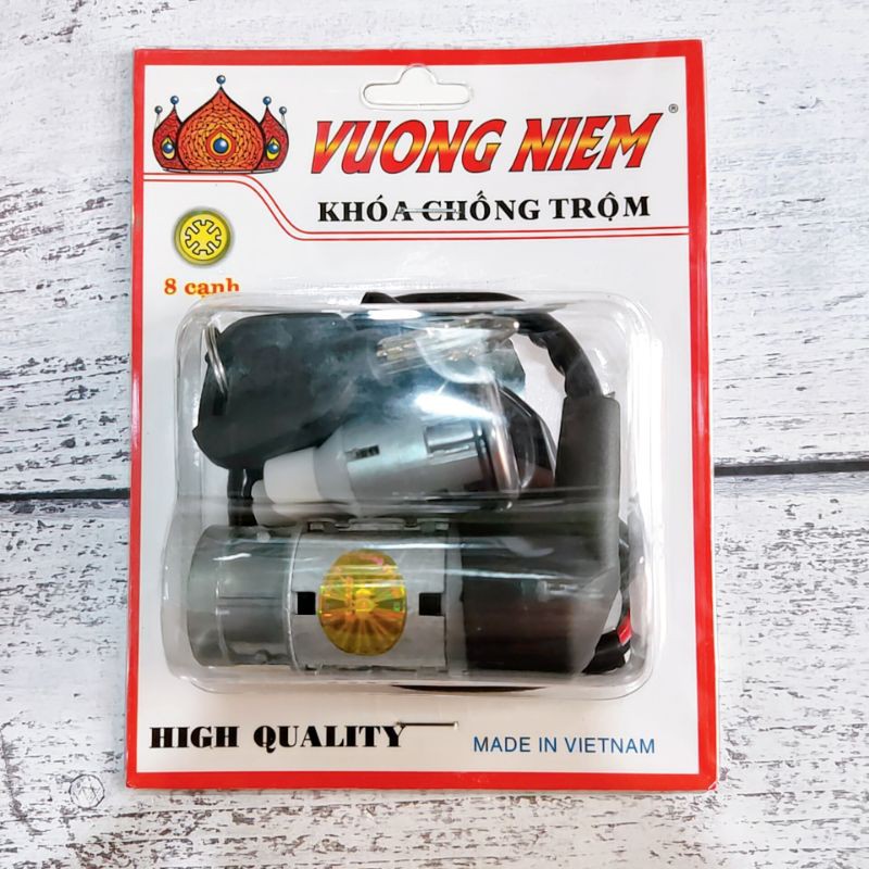 Ổ khóa 8 cạnh chống trộm , chống bẻ khóa dành cho Wave Thái, Anpha nhỏ, ZX