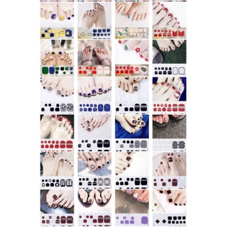 Sticker dán móng chân mẫu gz117-136