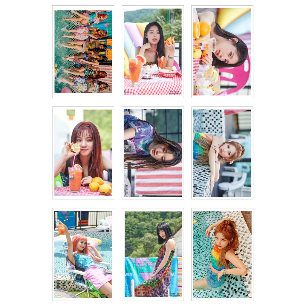 Lomo Card (G)I-DLE - DUMDi DUMDi ( 45 ảnh có cán lớp màng chống trầy)