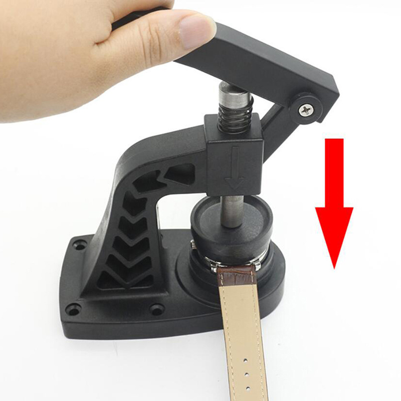 Máy Đóng Nắp Lưng Đồng Hồ Đeo Tay Chuyên Nghiệp Với 12 Mẫu Khuôn