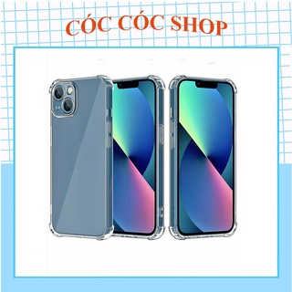 Ốp lưng iphone 11 / 11 pro/ 11 promax/12/ 12 pro/ 12 promax/ 13/ 13 promax dẻo trong suốt chống sốc 4 canh, dày 1.5mm