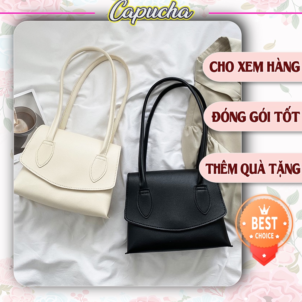 Túi xách nữ đeo vai 2 quai kiểu dáng lạ rất đẹp phong cách Hàn Quốc Capucha T189