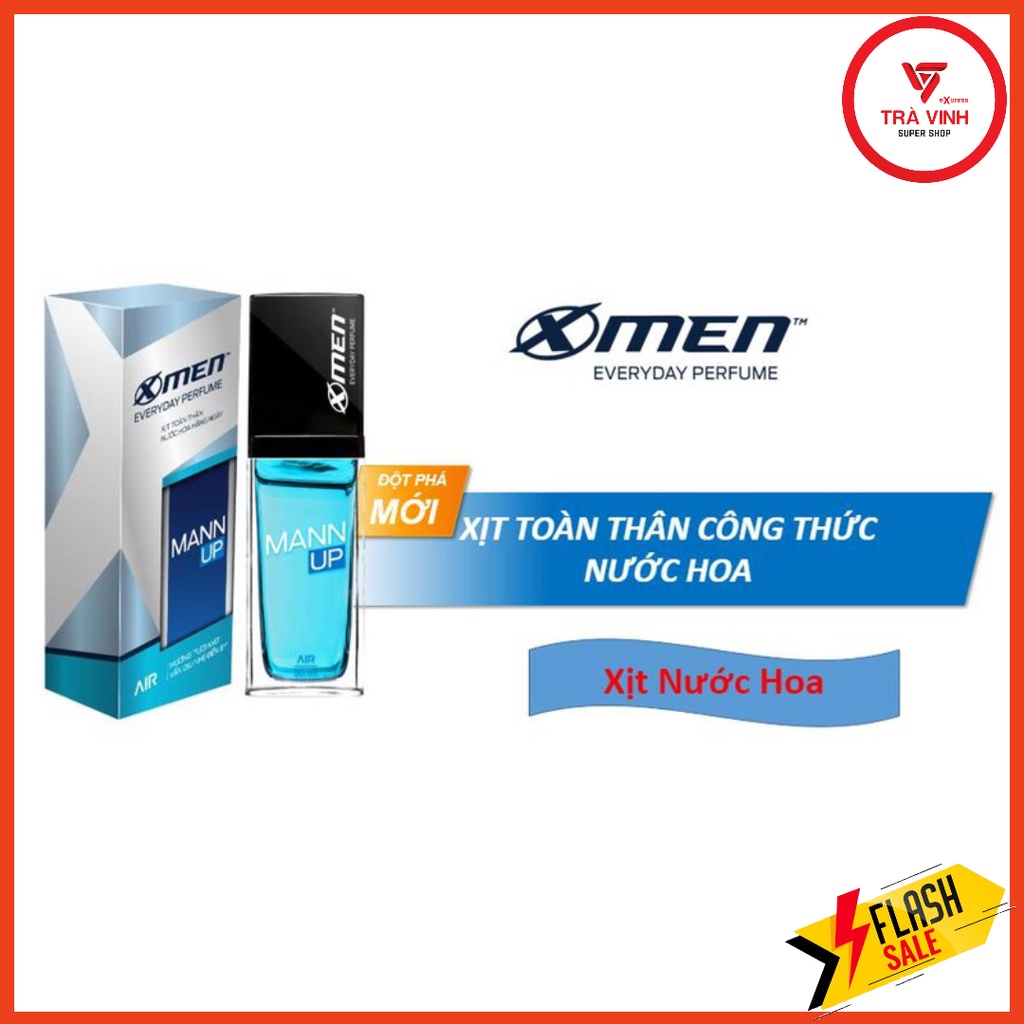 Xịt Nước Hoa Toàn Thân X-Men Everyday Perfume Mann Up Amber 50ml- CHÍNH HÃNG