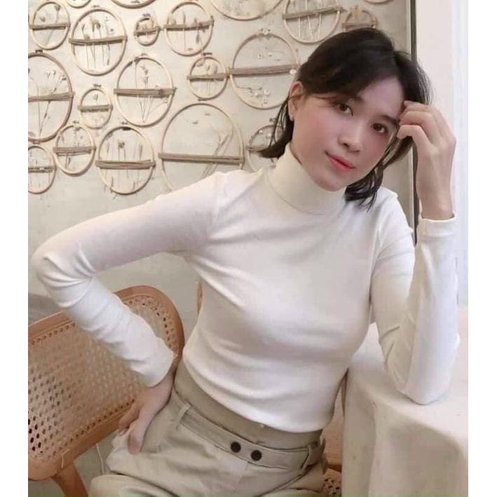 ÁO TĂM CỔ CAO 4 MÀU