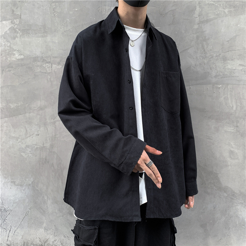 Áo Khoác Tay Dài Màu Trơn Dễ Phối Đồ Size M-3Xl Thoải Mái Cho Nam | BigBuy360 - bigbuy360.vn